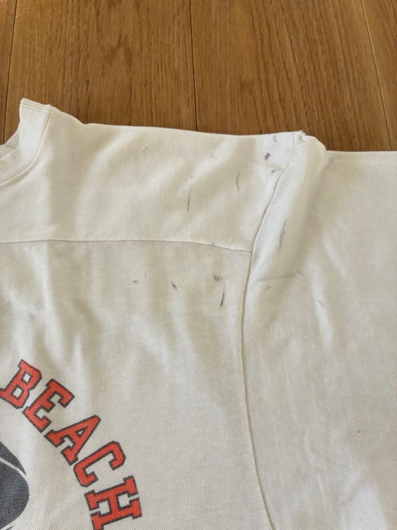 champion チャンピオン70s フットボールTシャツ　染み込み　3段