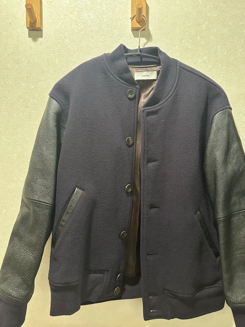 marka ネイビー アワードジャケット
