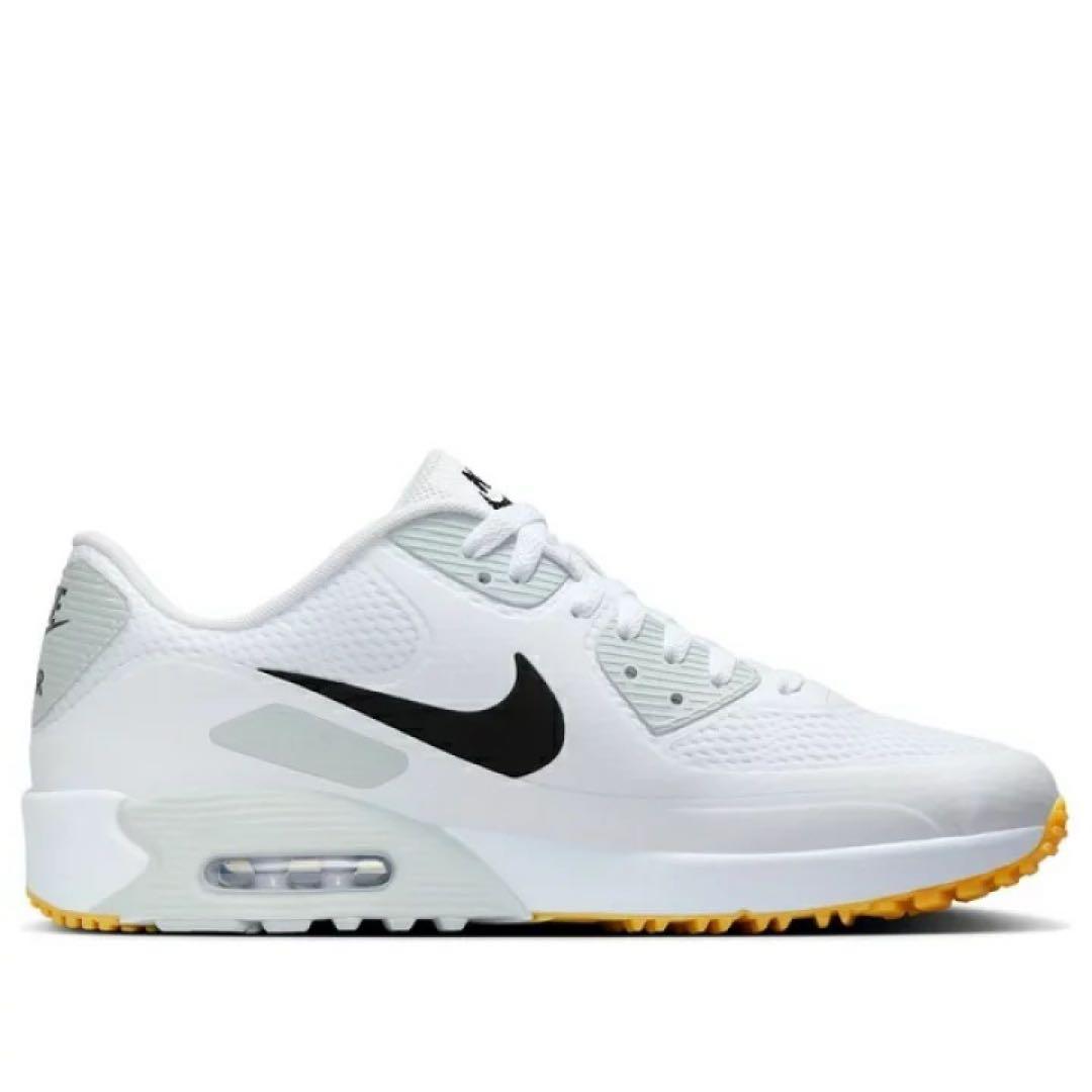 ナイキ ゴルフ 26cm エアマックス 90 シューズ スパイク 靴 白