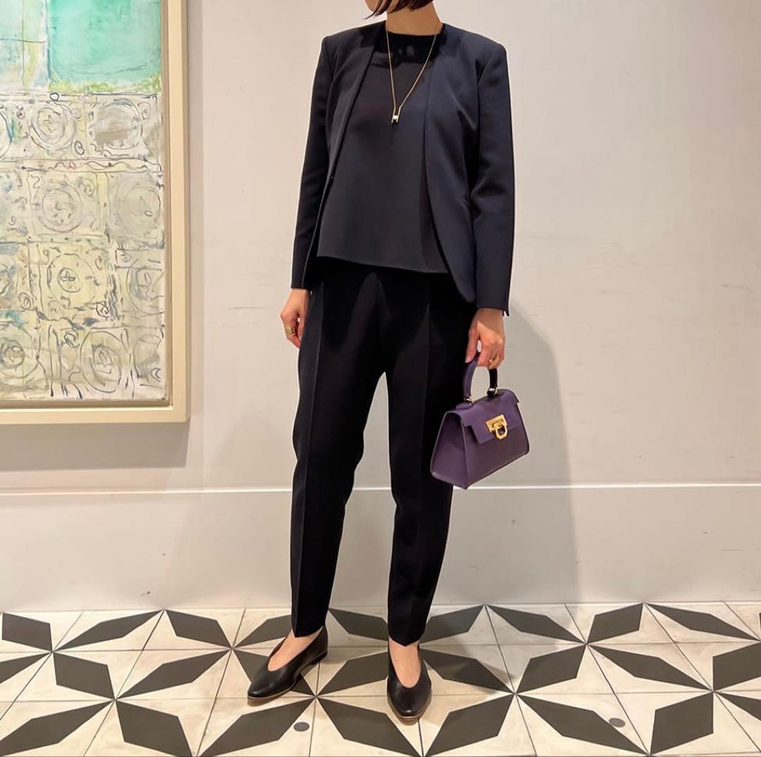 美品　Ballsey ドライダブルクロス ノーカラージャケット　卒入学式　現行品