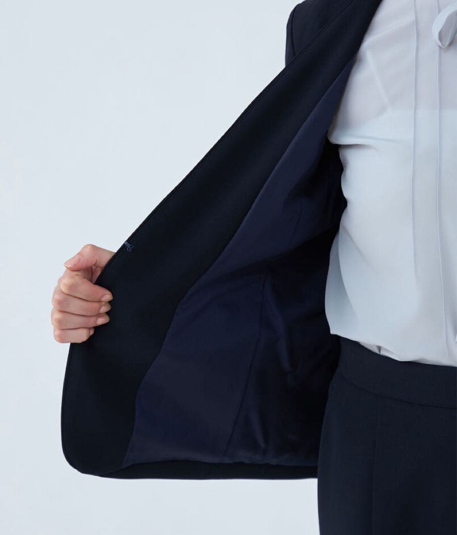 美品　Ballsey ドライダブルクロス ノーカラージャケット　卒入学式　現行品