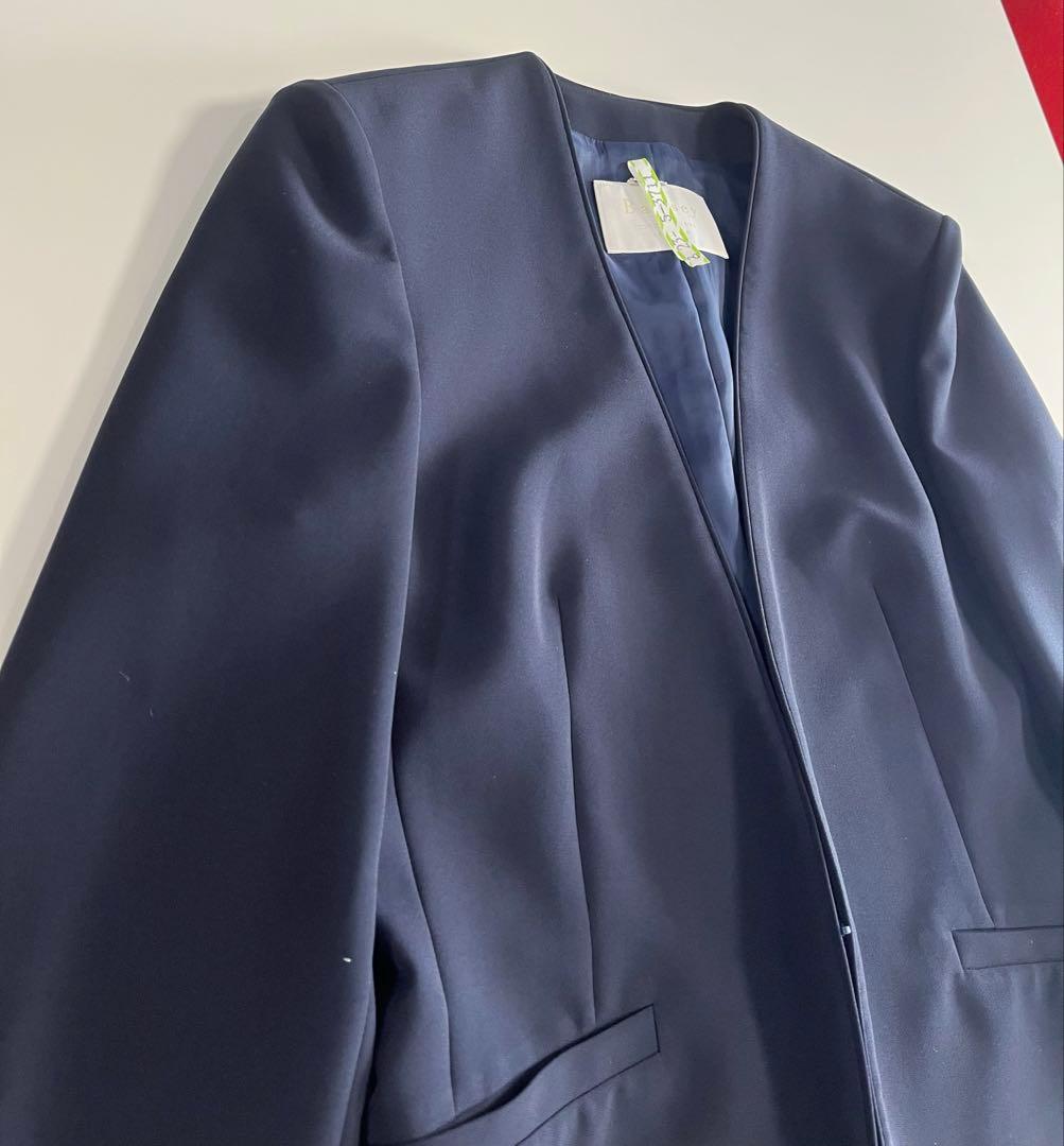 美品　Ballsey ドライダブルクロス ノーカラージャケット　卒入学式　現行品