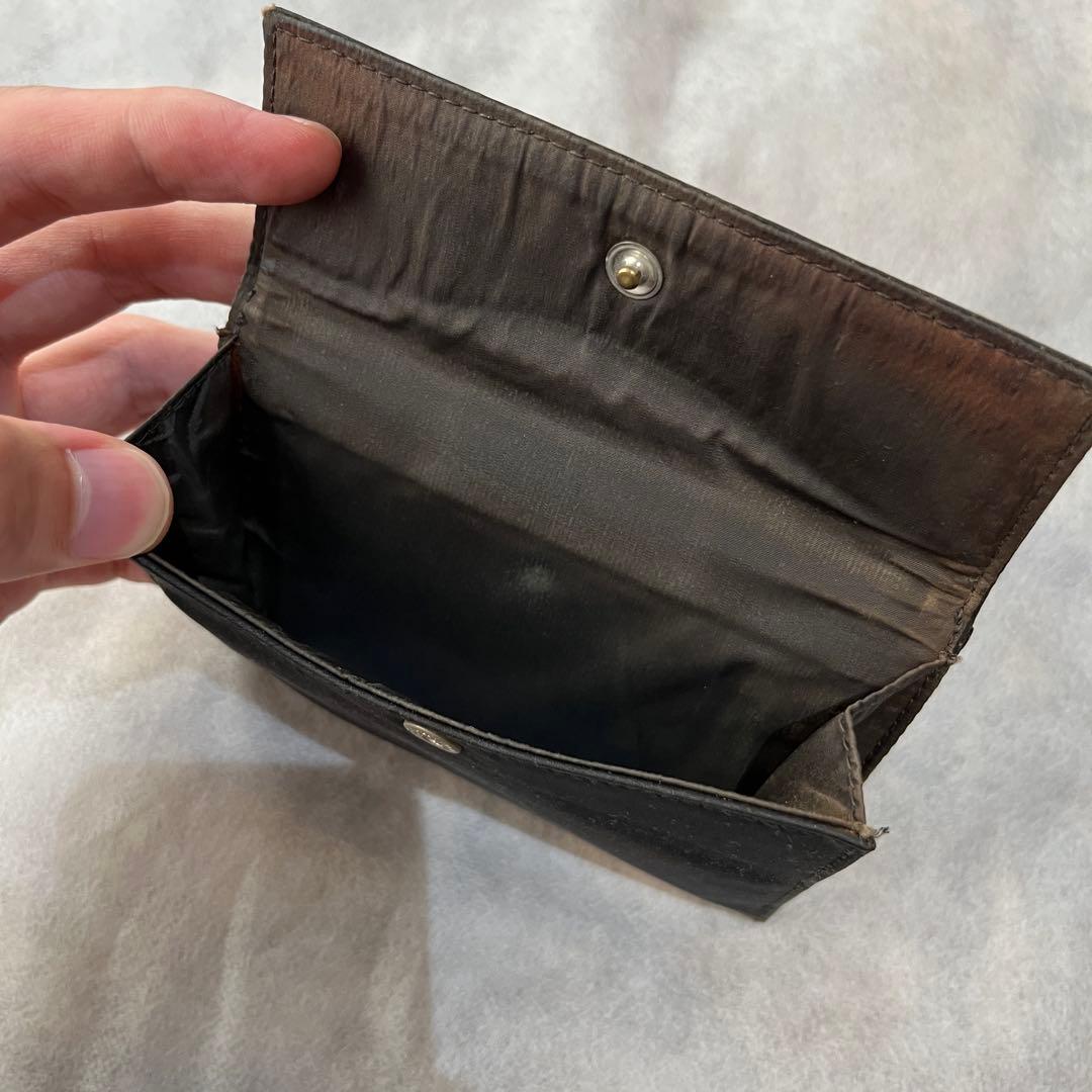 prada sport プラダスポーツ 三つ折り財布 黒 レザー ナイロン