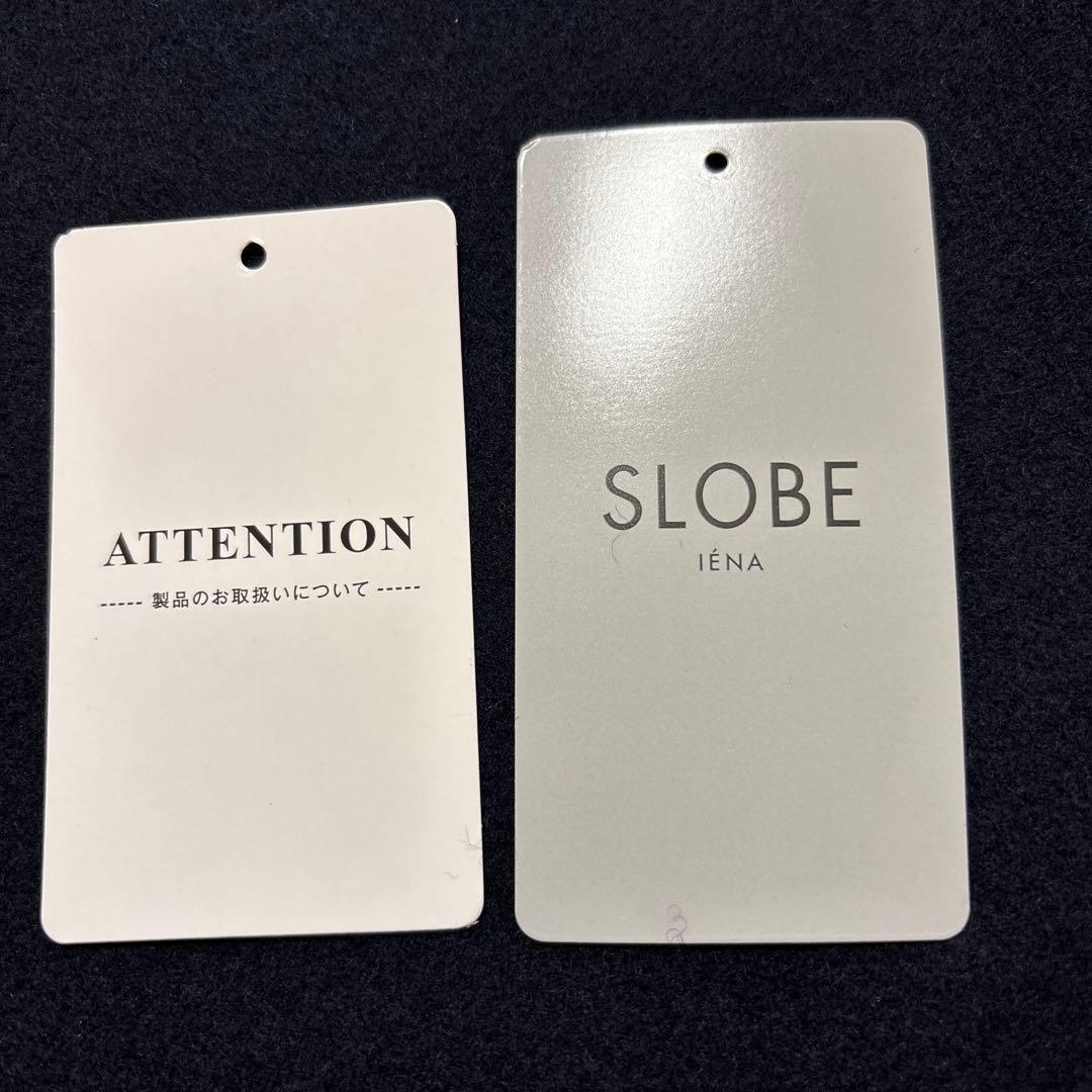 【新品未使用】SLOBE IENA ダブルフェイスチェスターコート36 ネイビー