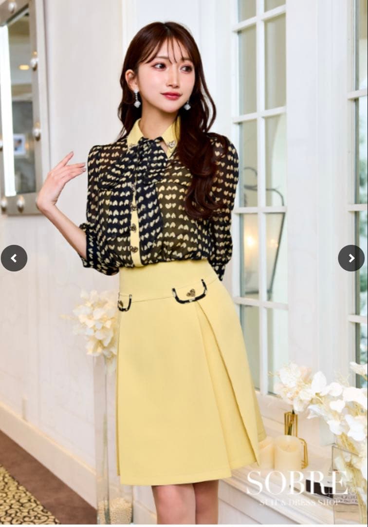 美品☆SOBRE ソブレ キャバ ドレス ワンピース M