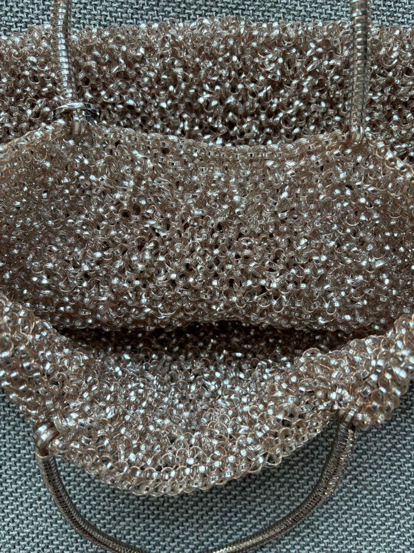 アンテプリマ ワイヤーバッグシルバーゴールド