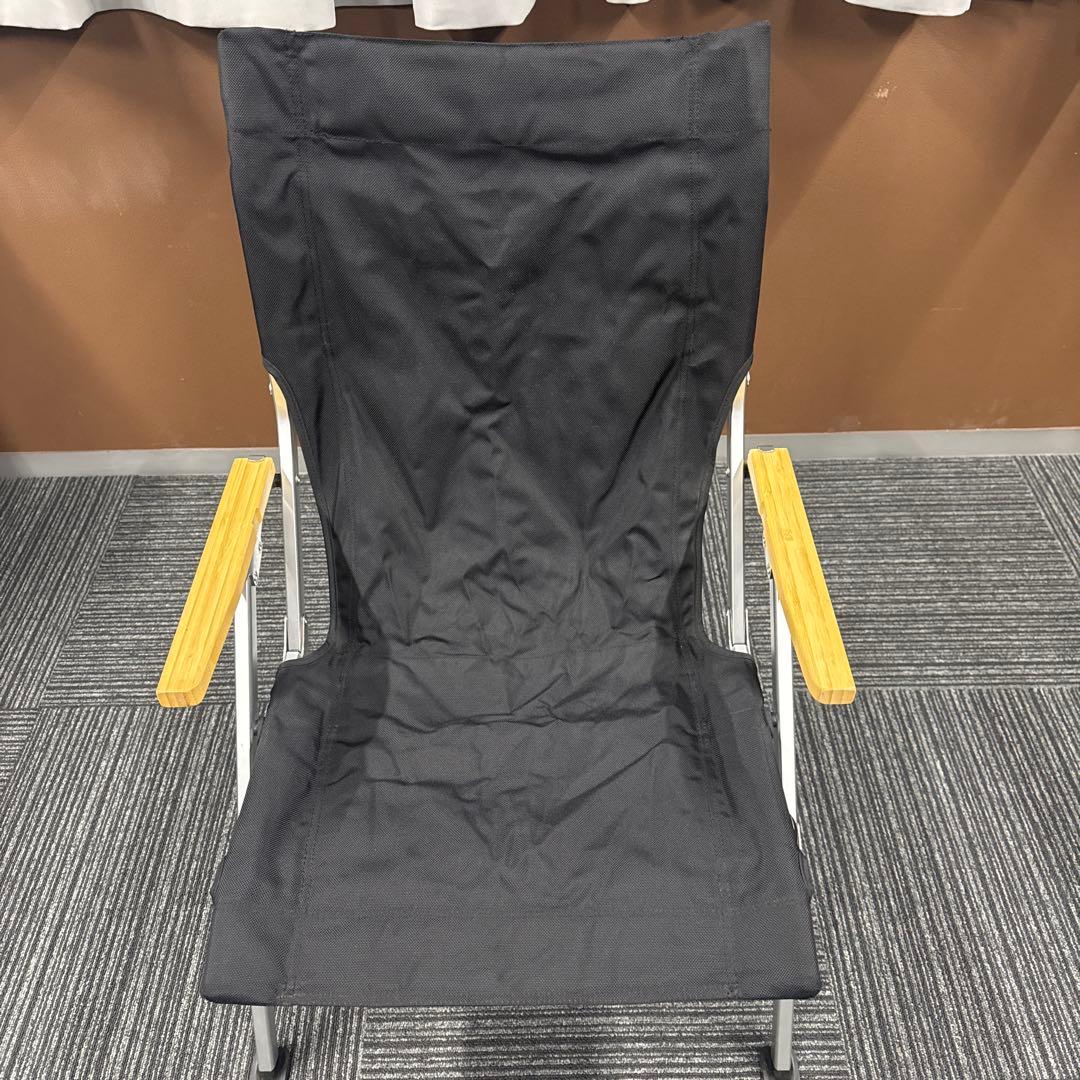 スノーピークのガーデンローチェア30 ブラック