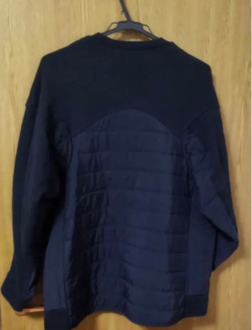 nagonstans ナゴンスタンス スウェット キルティングコンビプルオーバー