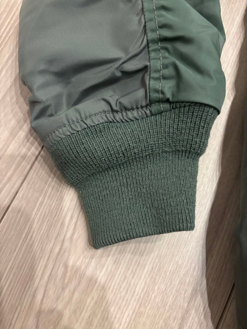 【美品】BEAMS MA-1 フライトジャケット オリーブグリーン　ビームス