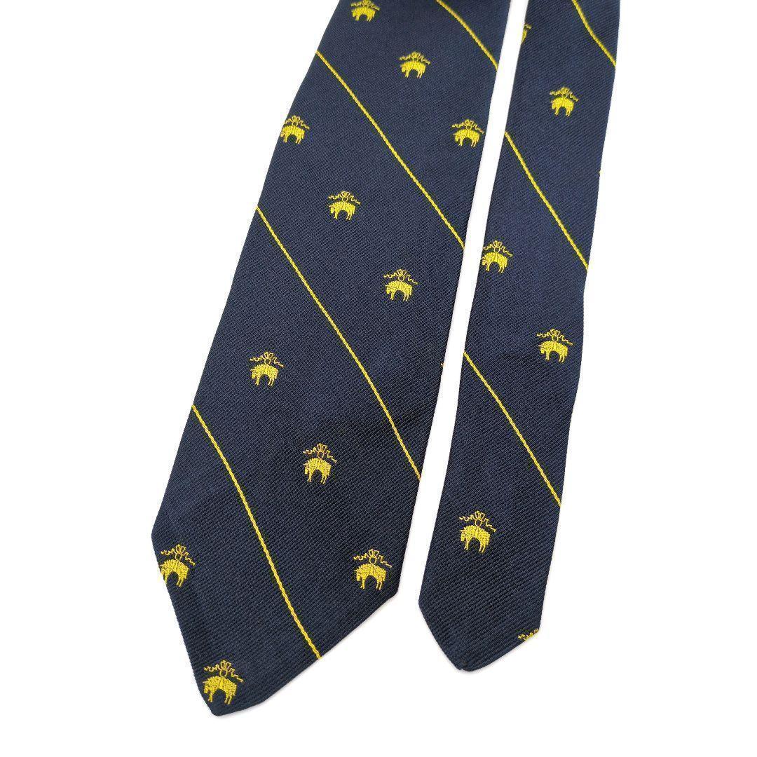 ブルックスブラザーズ ネクタイ ネイビー ゴールデンフリース ストライプ 高級