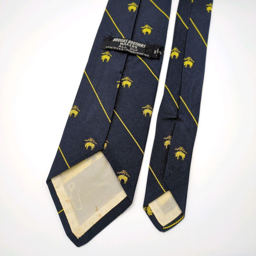 ブルックスブラザーズ ネクタイ ネイビー ゴールデンフリース ストライプ 高級