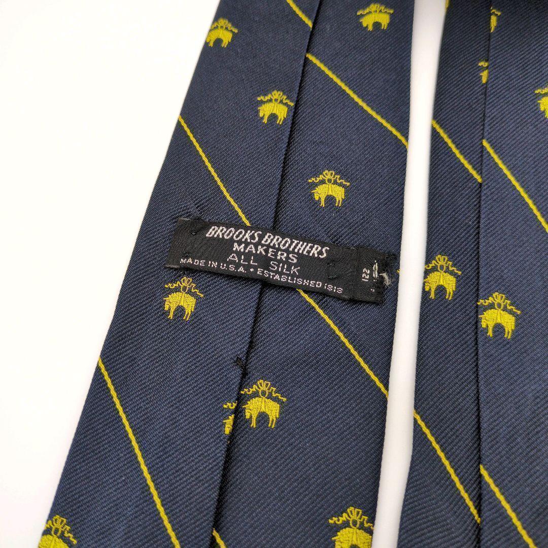 ブルックスブラザーズ ネクタイ ネイビー ゴールデンフリース ストライプ 高級