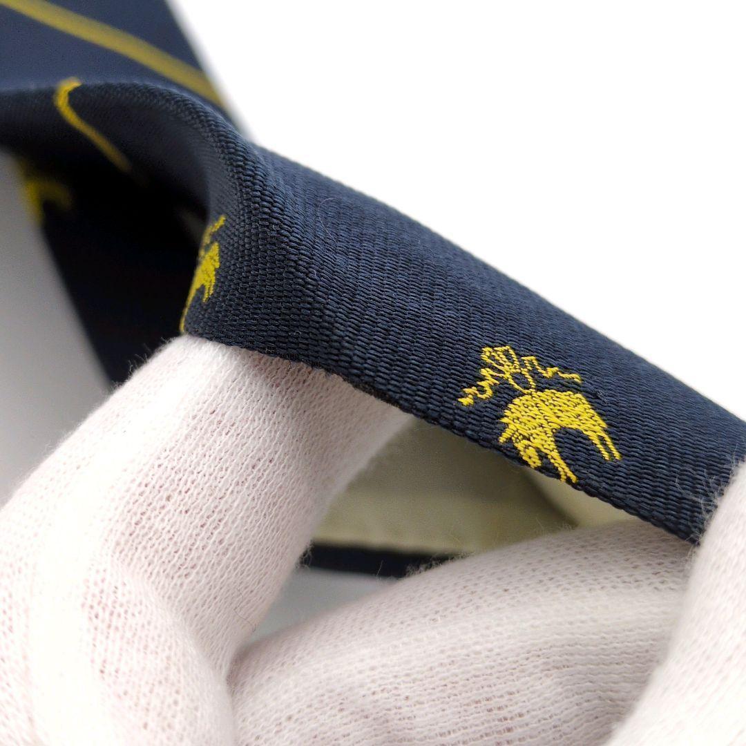 ブルックスブラザーズ ネクタイ ネイビー ゴールデンフリース ストライプ 高級