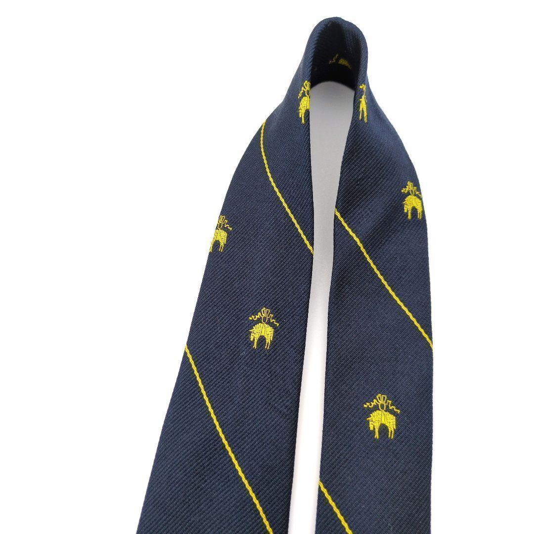 ブルックスブラザーズ ネクタイ ネイビー ゴールデンフリース ストライプ 高級