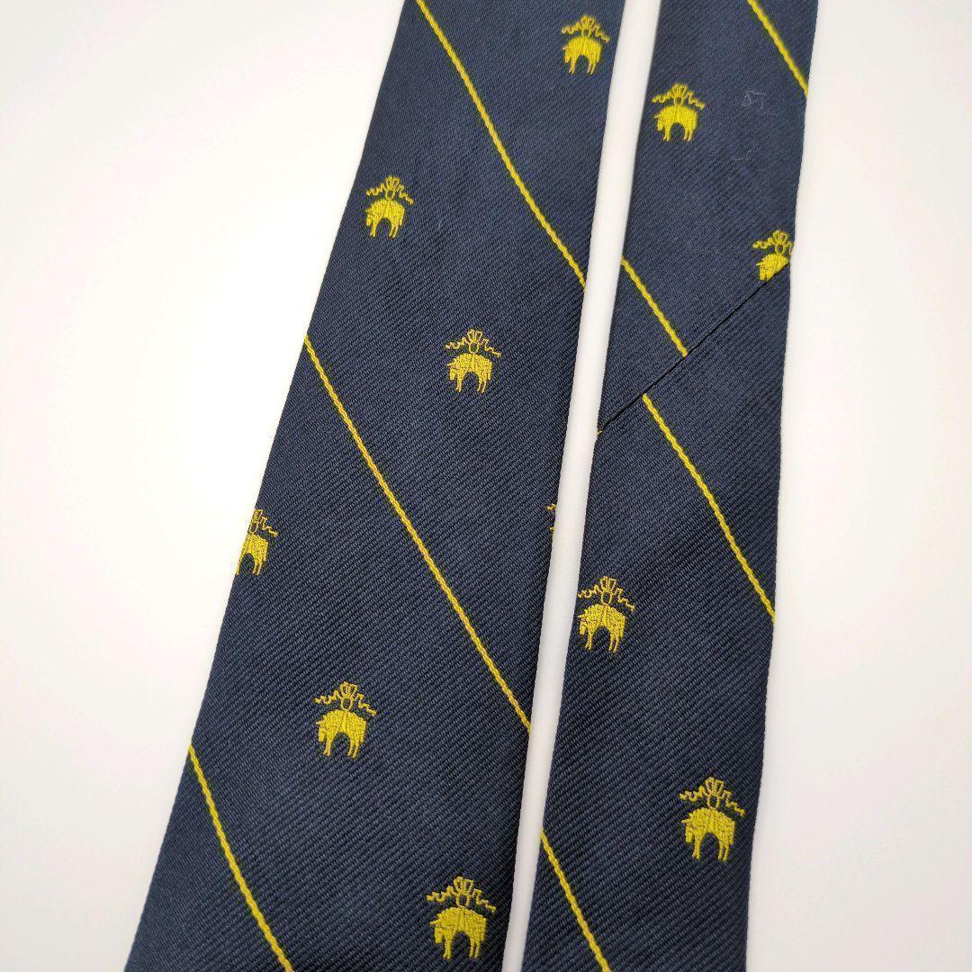 ブルックスブラザーズ ネクタイ ネイビー ゴールデンフリース ストライプ 高級