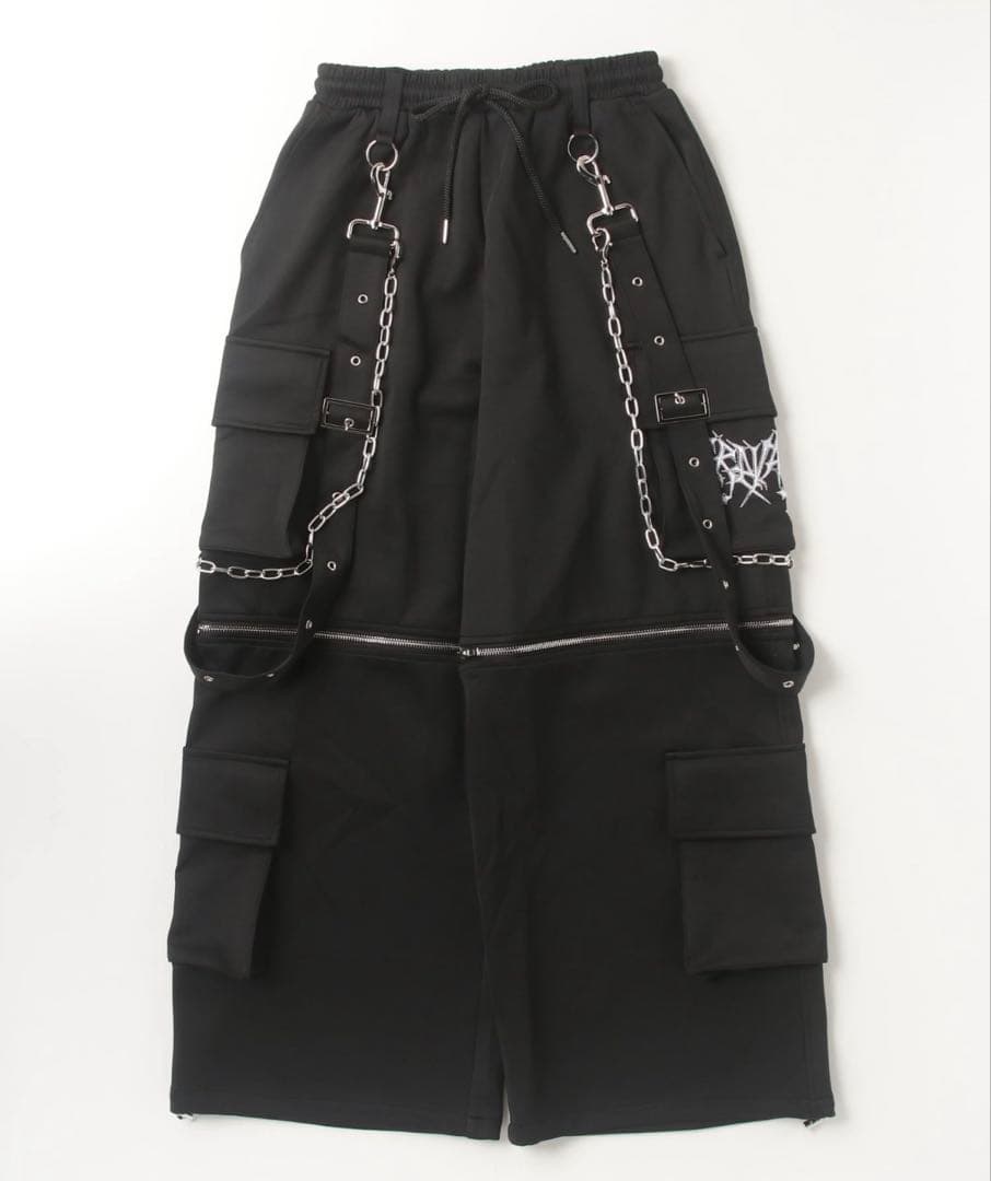 TRAVAS TOKYO/トラバストーキョーサスペンダー付き2WAYカーゴパンツ