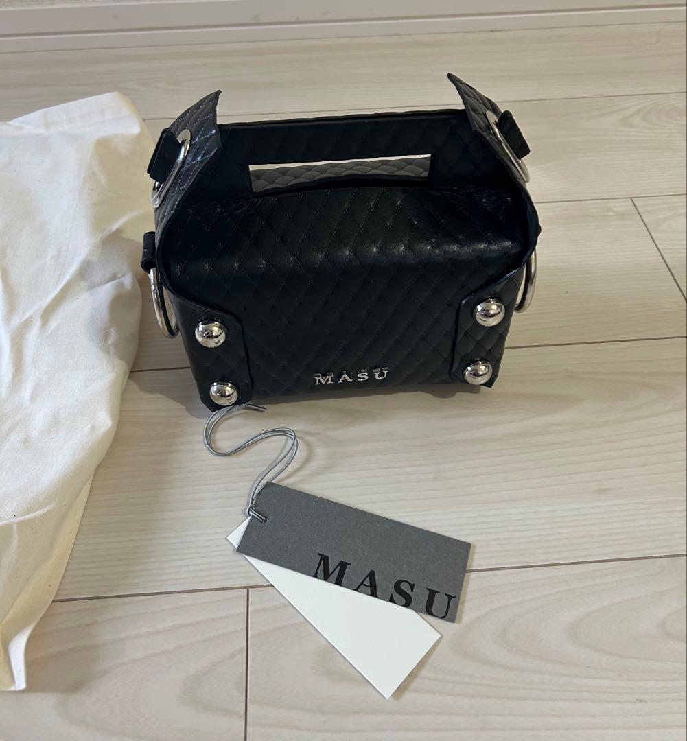 25FW MASU LEATHER CAKE BAG チェーン付属