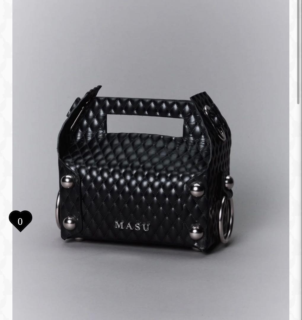 25FW MASU LEATHER CAKE BAG チェーン付属