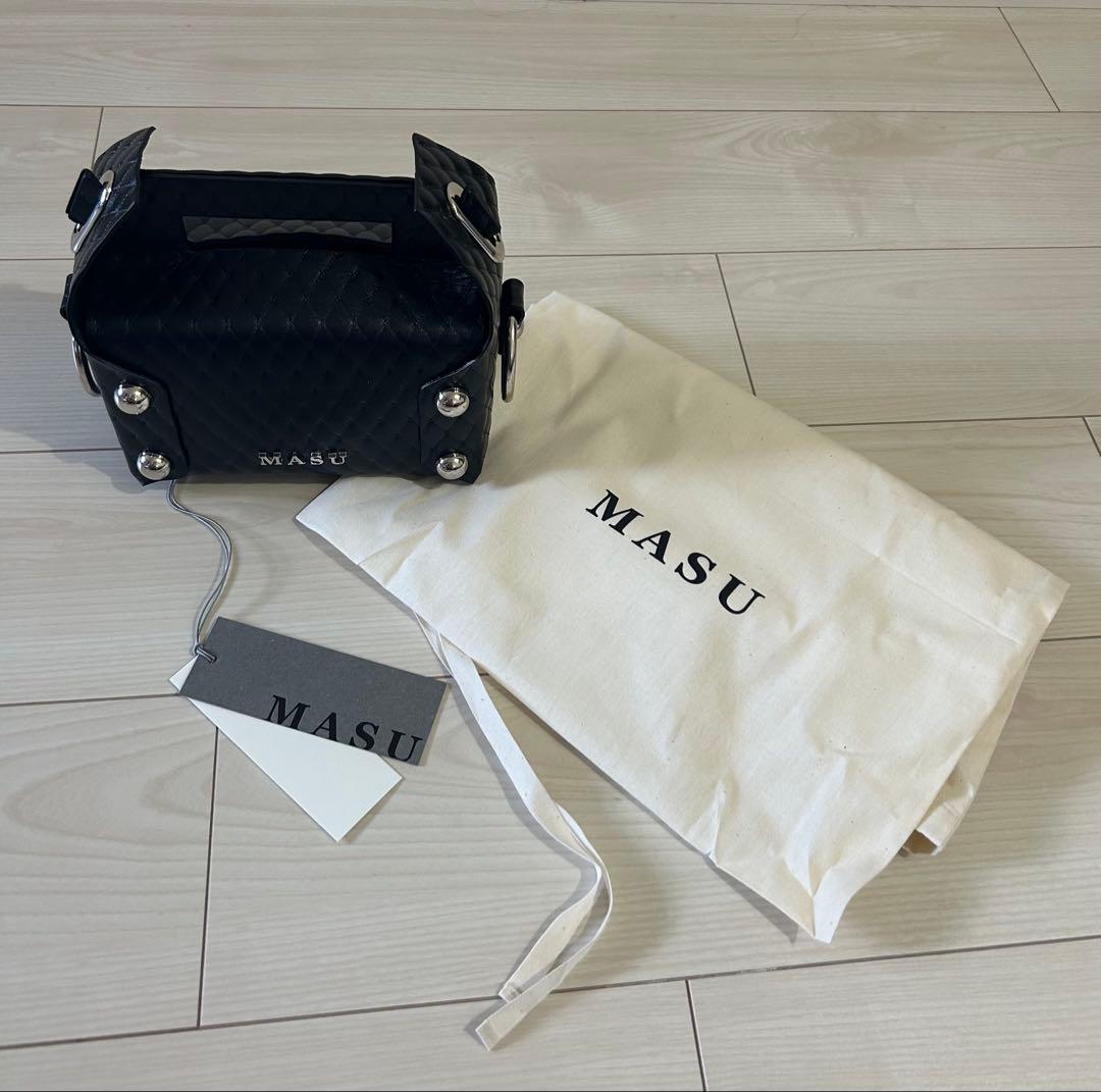 25FW MASU LEATHER CAKE BAG チェーン付属