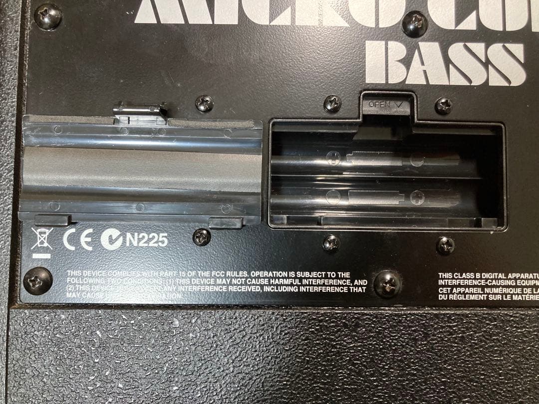 ローランド MICRO CUBE BASS RX 社外ACアダプタ付 送料込み