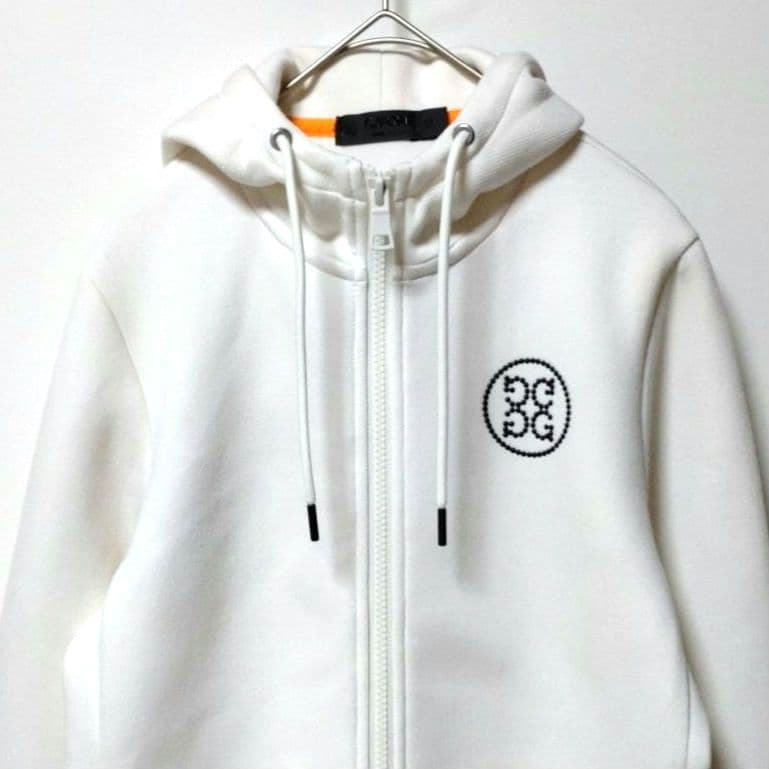 G/FORE レディース ゴルフ ホワイト パーカー ダブルジップ 38