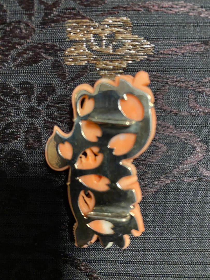 昭和レトロ・ヴィンテージ・日本舞踊・和装 ・珊瑚帯留め・帯締め ・アンティーク