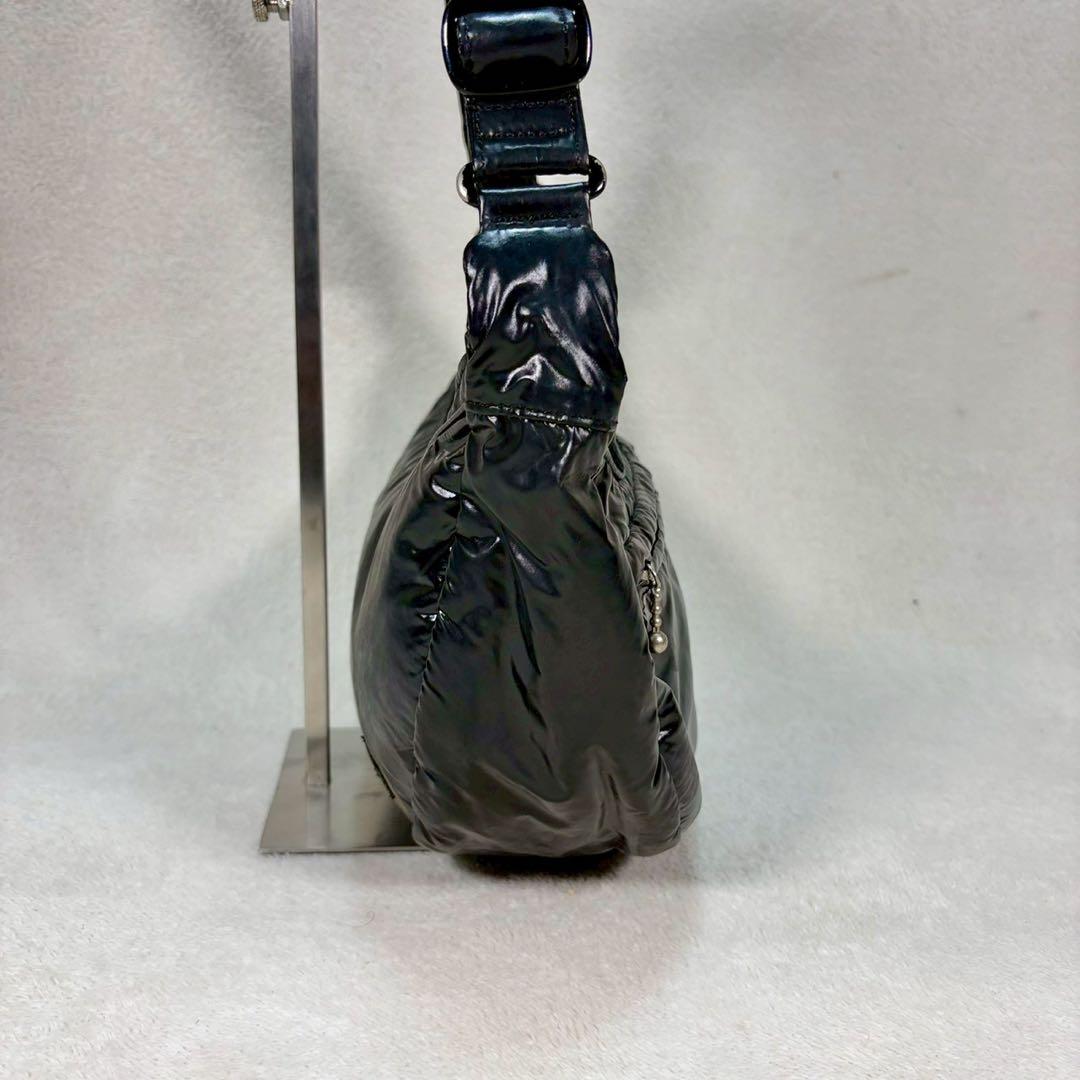 【美品✨】廃盤ポーターガール ボンボン ショルダーバッグ ハーフムーン　ナイロン