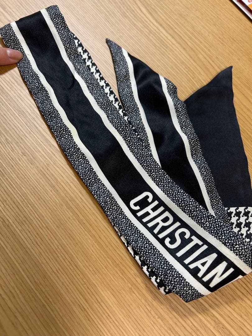 Christian Dior ミッツァ 千鳥格子 ブラック