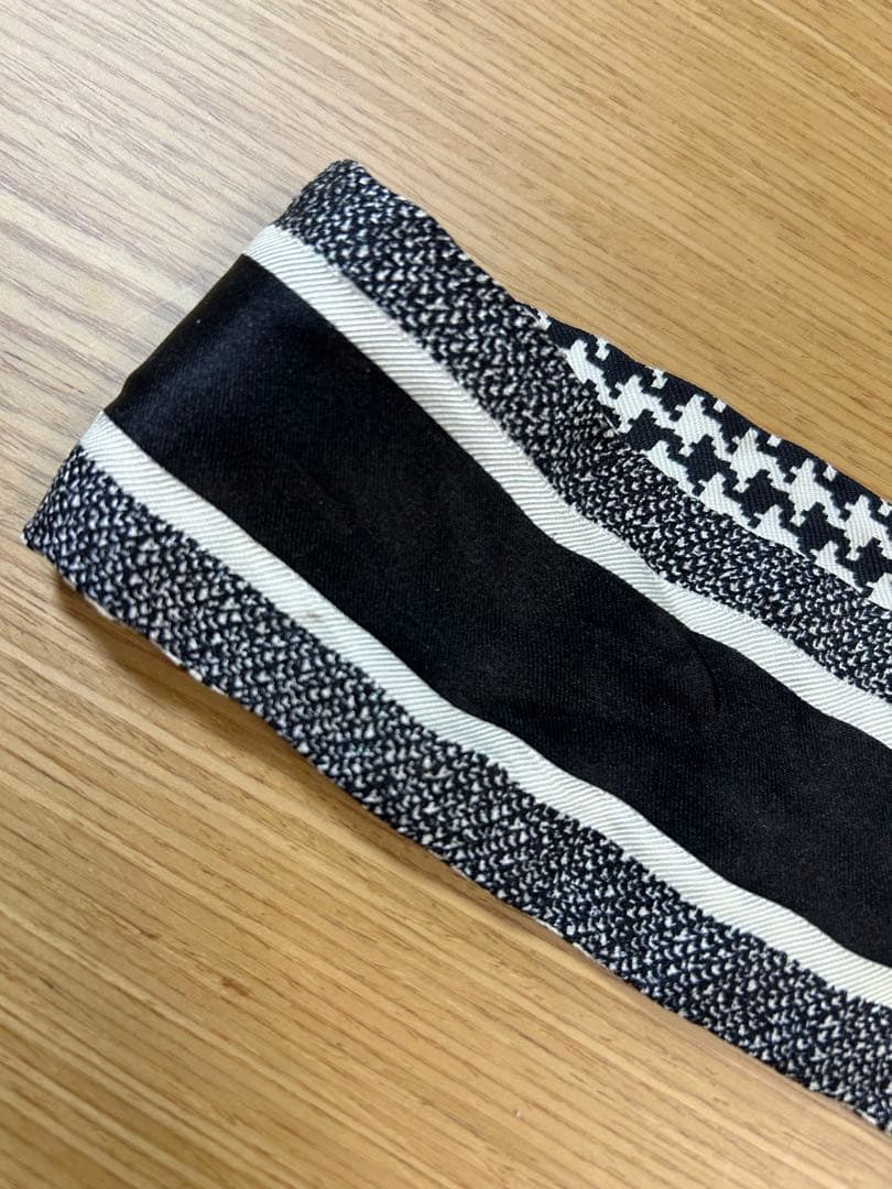 Christian Dior ミッツァ 千鳥格子 ブラック