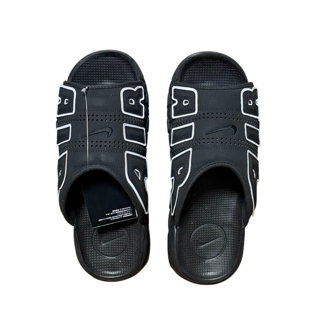 未使用 Nike Air More Uptempo Slide \"Black\"