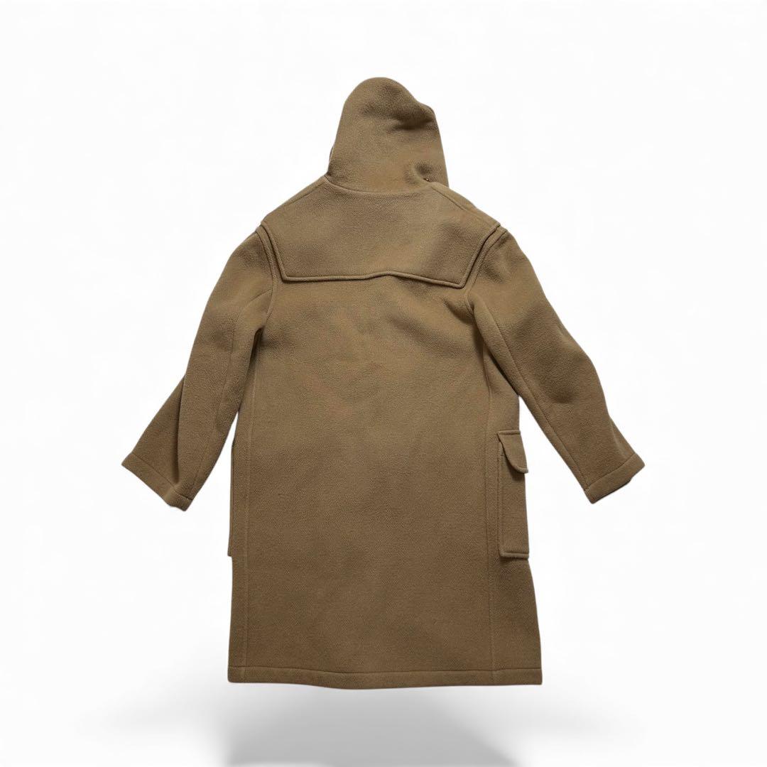 美品 グローバーオール ダッフルコート 英国製 チェック ウール US 40