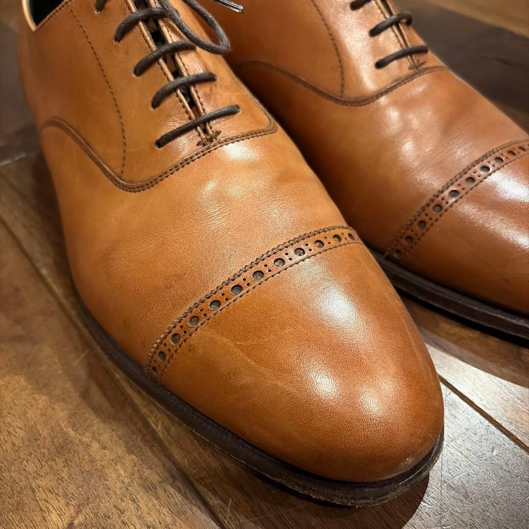 CROCKETT&JONES ARDENブラウンレザー ドレスシューズ※送料込