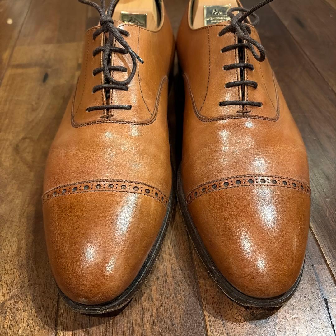 CROCKETT&JONES ARDENブラウンレザー ドレスシューズ※送料込
