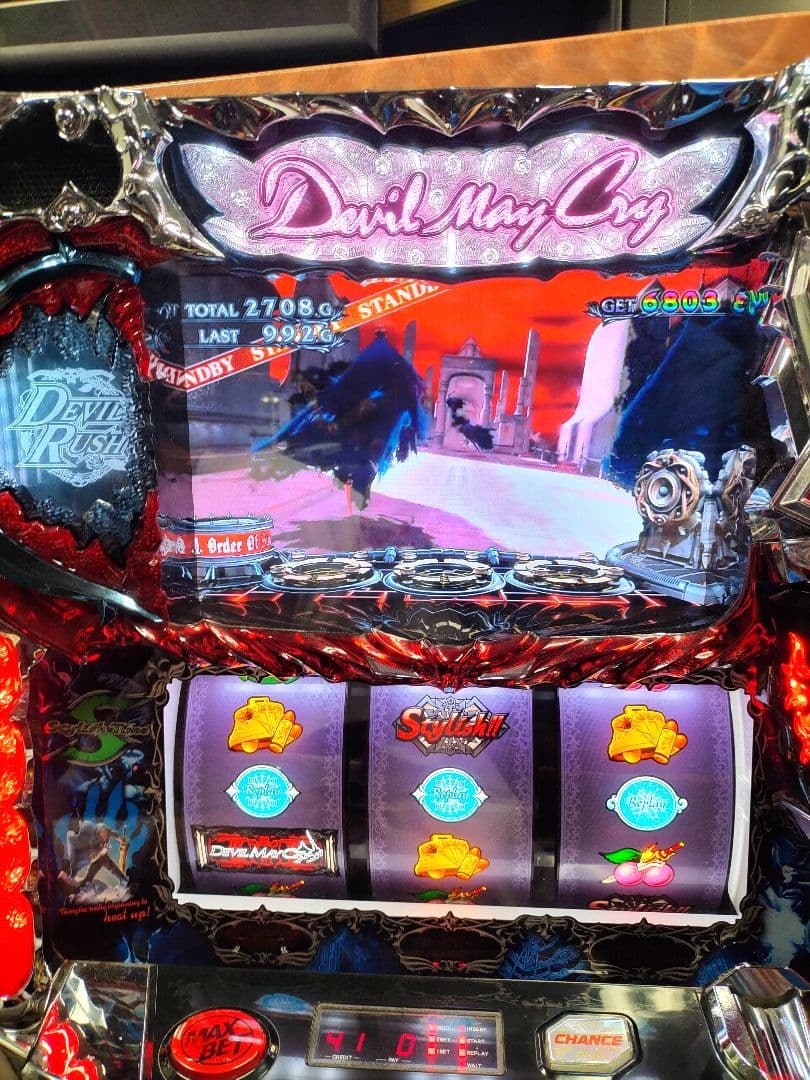 ポンタ　パチスロ実機　デビルメイクライ4