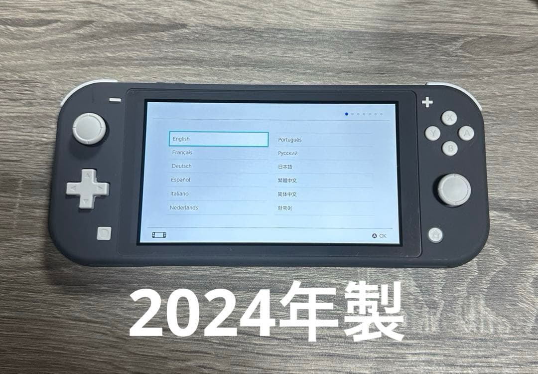 Nintendo Switch Lite グレー 本体　2024 美品