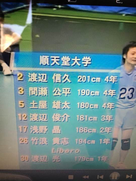 2009年全日本大学バレー準決勝戦