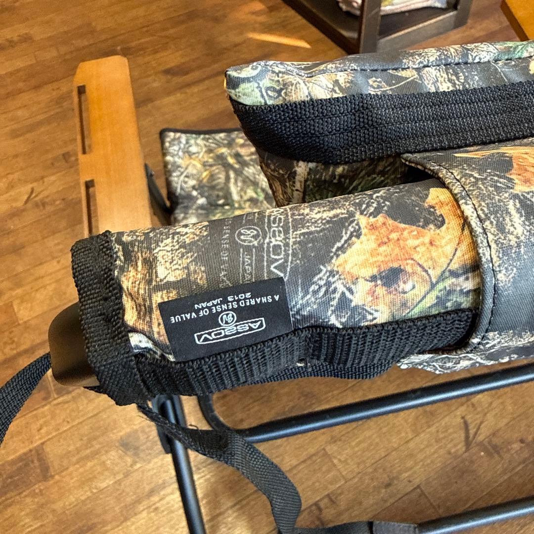 アッソブ　オリジナル カモ ローバーチェア　マルチクッション付