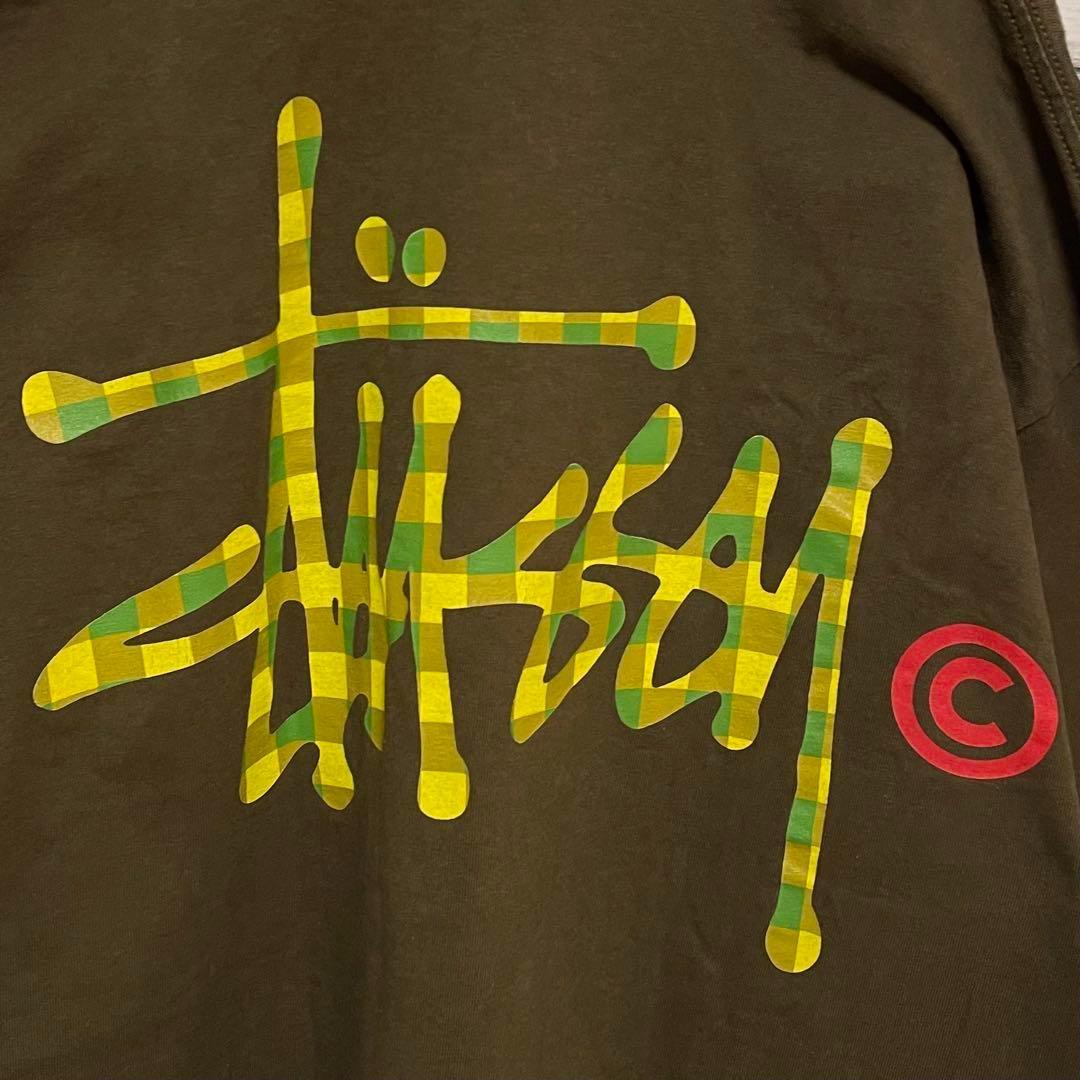 547【入手困難】ステューシー♤ビッグロゴ　希少　長袖ロンT 即完売モデル　人気