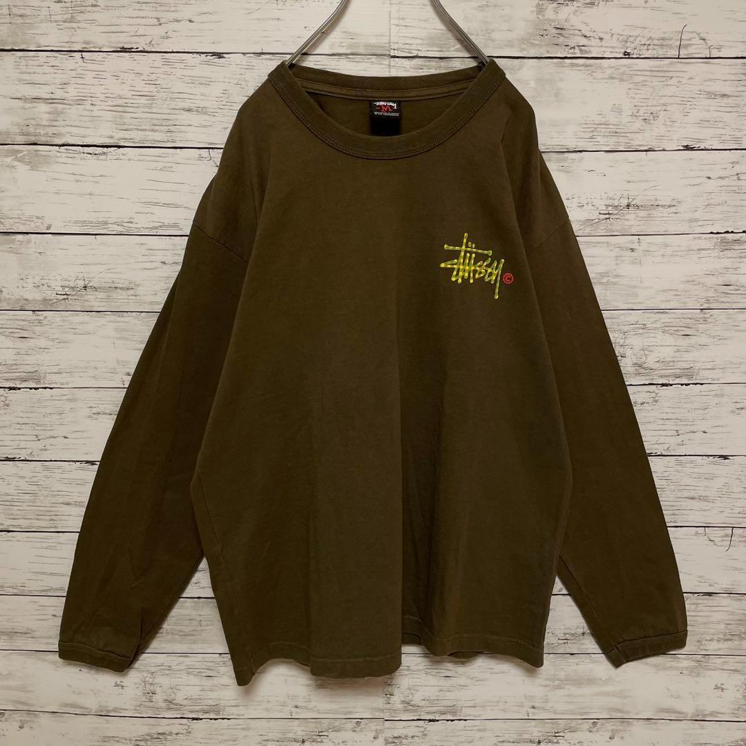 547【入手困難】ステューシー♤ビッグロゴ　希少　長袖ロンT 即完売モデル　人気