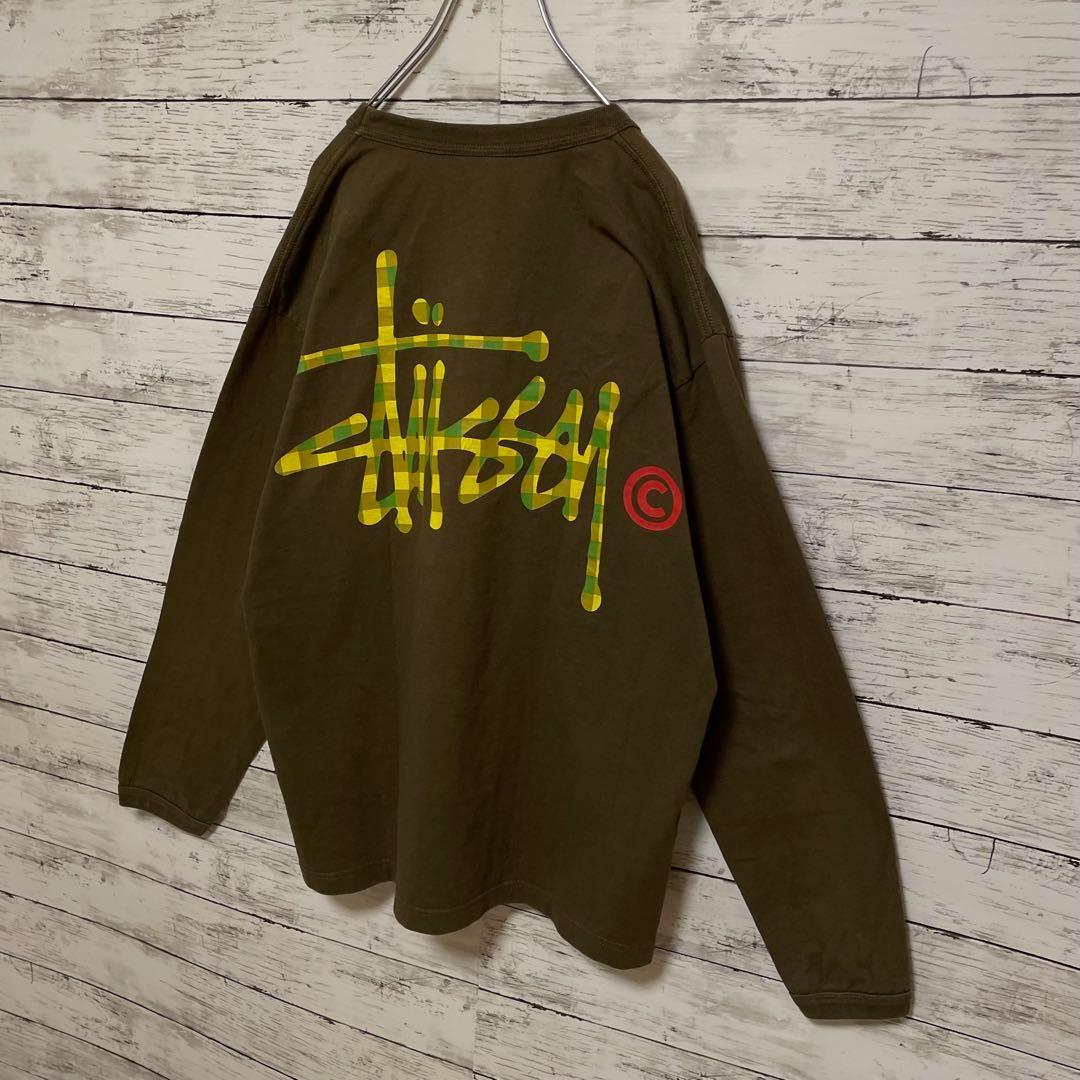 547【入手困難】ステューシー♤ビッグロゴ　希少　長袖ロンT 即完売モデル　人気