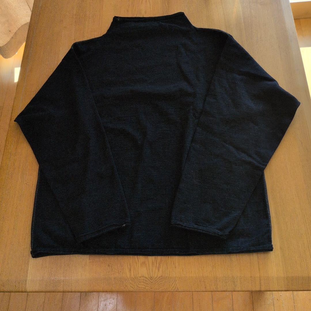 年末限定価格　未使用タグ付　45rpm 凸凹天竺ダボトルネック長袖トップス・2