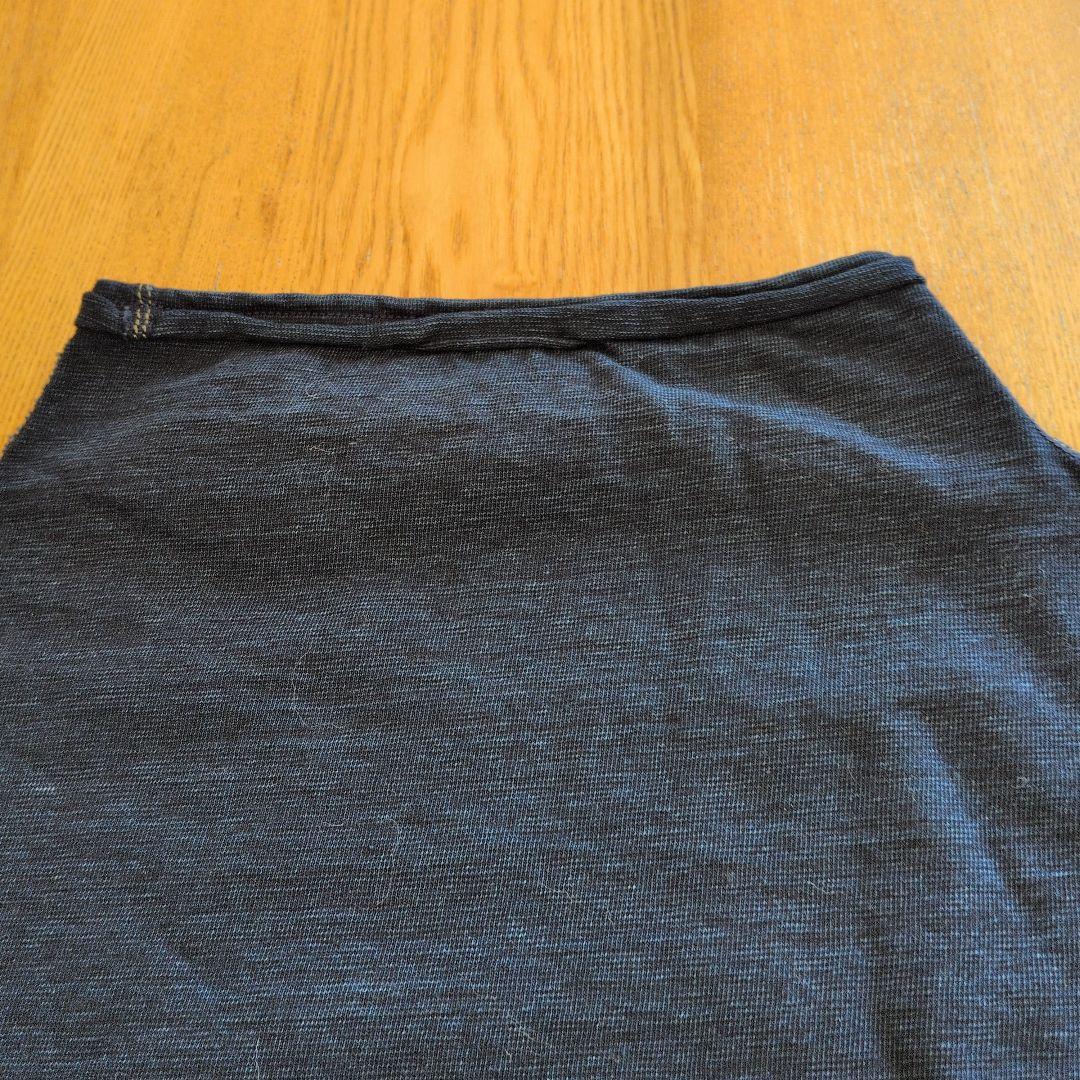 年末限定価格　未使用タグ付　45rpm 凸凹天竺ダボトルネック長袖トップス・2