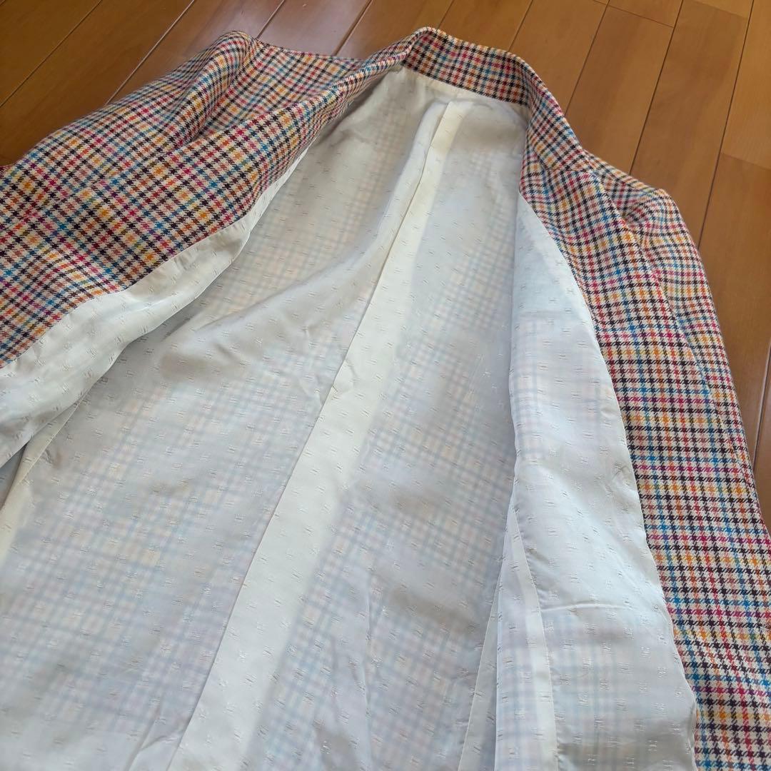 エルメス チェック ジャケット ブレザー スーツ