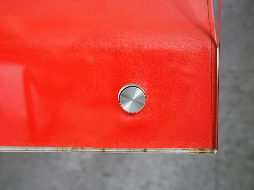 80's ポストモダン ガラス ローテーブル レトロポップ スペースエイジ