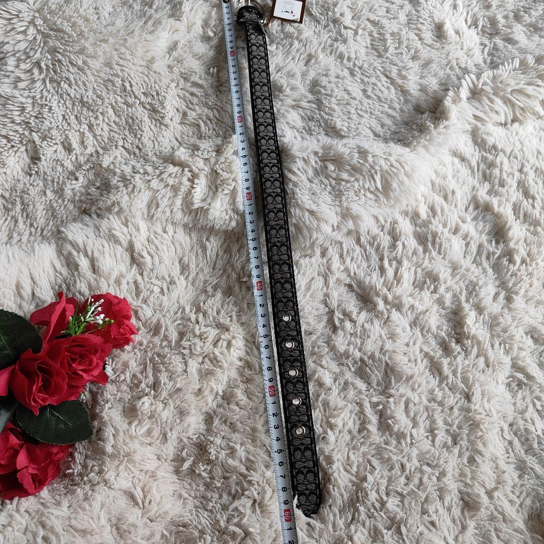 新品　コーチ　COACH　犬　首輪　中型犬　大型犬　ラージサイズ　シグネチャー