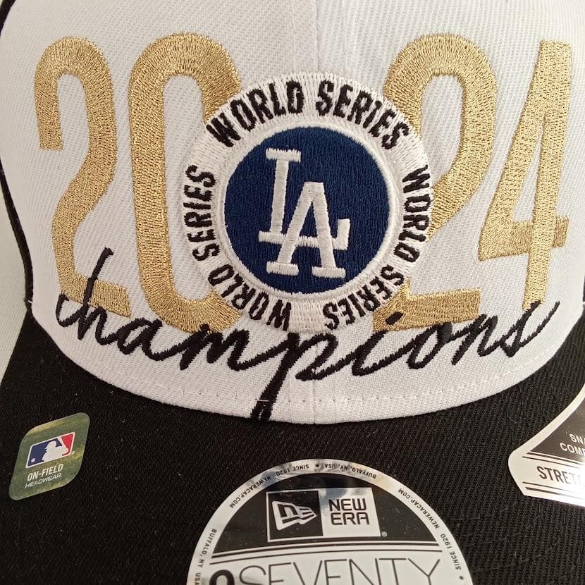 【新品】 ニューエラ MLB LA ドジャース チャンピオン2024記念キャップ