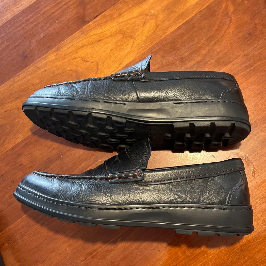 コールハーンのブラックローファーとREGALのドレスシューズ2足セット　26.5