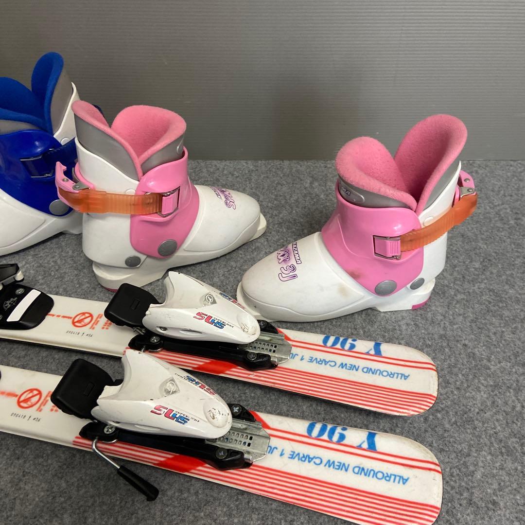 ★ブーツ選べますメンテ済 子供スキーセット 身長90~100cm前後のお子様向け