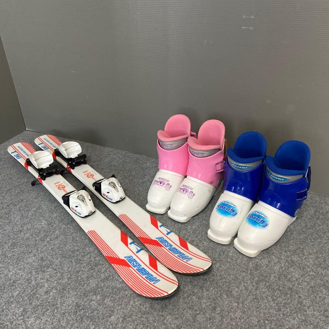 ★ブーツ選べますメンテ済 子供スキーセット 身長90~100cm前後のお子様向け