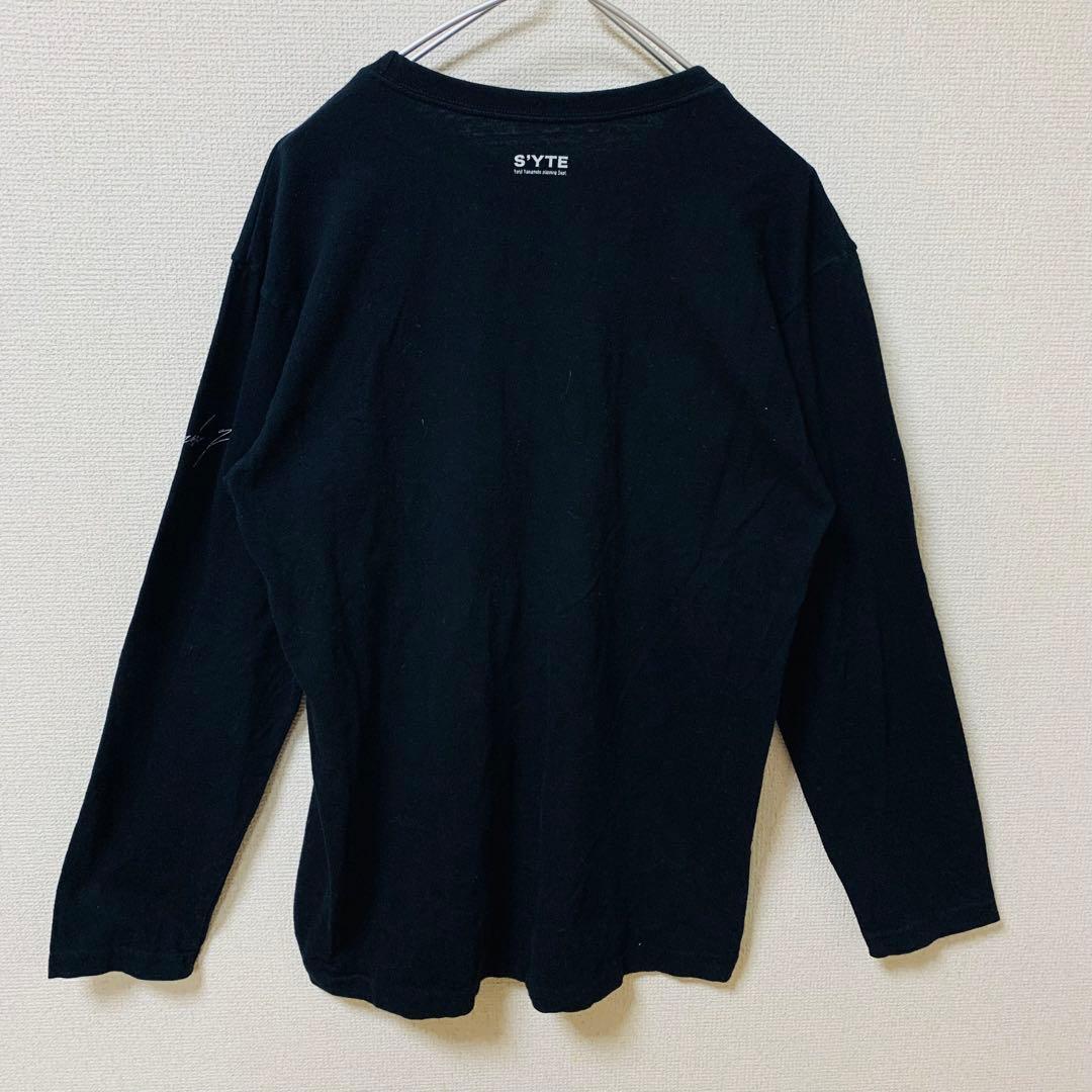 【希少】s’yte サイト　長袖Tシャツ　星　NMB 山本彩コラボ　黒　L
